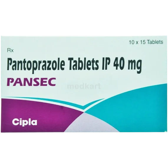 pansec 40mg tablet 15's